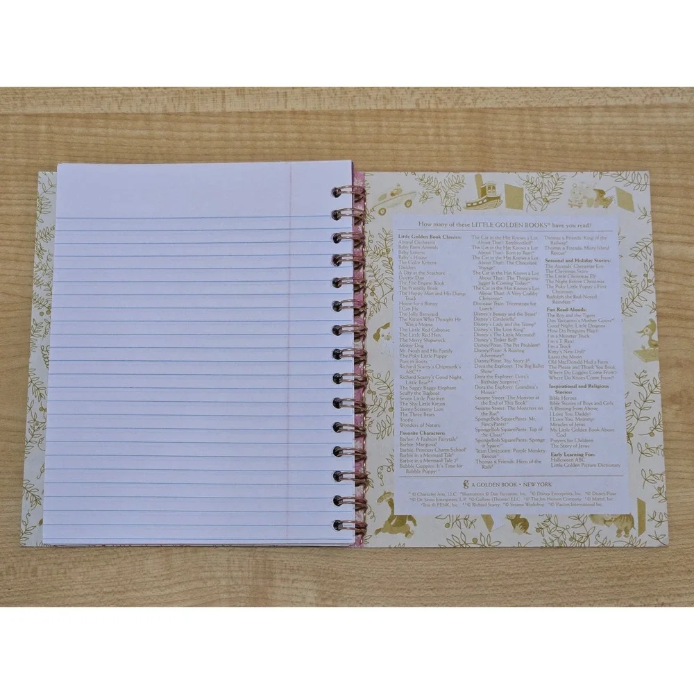 'I'm A Ballerina' Little Golden Book Upcycled Journal – 2015- 40+ Lined Pages